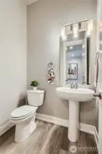 Main floor powder room.