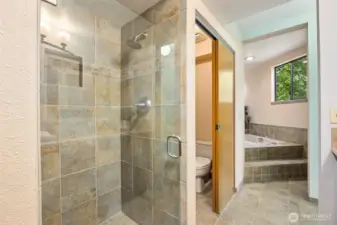 Primary bathroom.