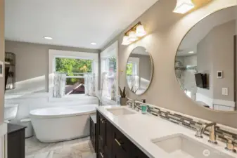 Primary bath - double vanity