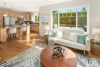 Now you can see the kitchen beyond.