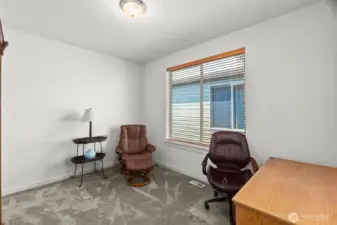 Third bedroom is located on the main floor and the owner is using it as an office