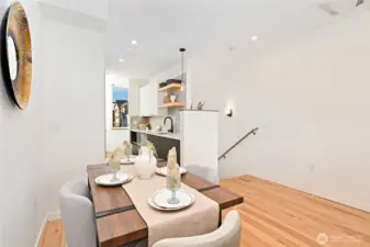 Earth-friendly materials used throughout.