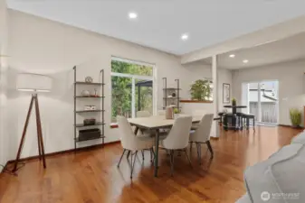 Cherry wood floors thru-out main level.