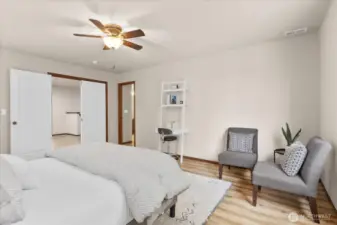 Nice views from the upper level bedrooms as well.