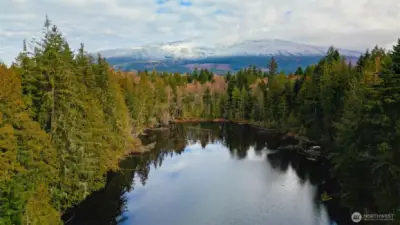 Bottomless lake! Enjoy approximately 60 ft of your own shoreline on this 7.5 acre lake.