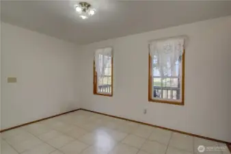 Dining room off the kitchen