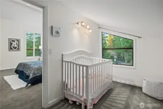 Adjoining Nursery or office nook