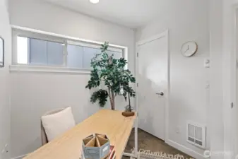 Entry level 2nd bedroom or ideal size for an office.