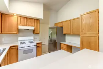Kitchen with plenty of counter/prep space