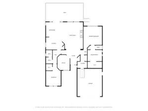 Floor Plan of this all one level home