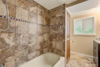 Lower level full bathroom