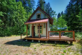 Situated on over an acre! Well-built 2X10 & 2X6 construction with both covered and open deck space.