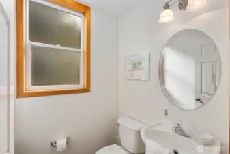 Main level half bath