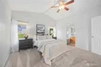 Natural Light fills the room