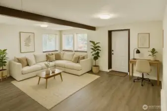 Ground level bonus room. *virtually staged