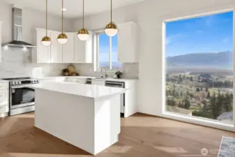 An amazing kitchen with even better views!