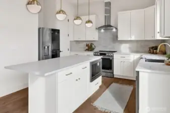 Fully equipped and with an on-trend design and pallette