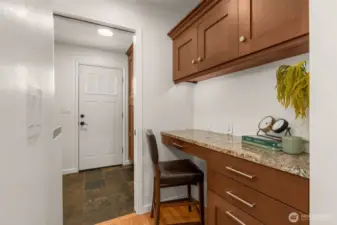 Headquarters central to keep everyone and everything organized! Mud Room is just beyond, offering access to the side deck, as well as the south yard.