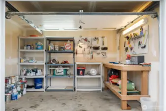 Amazing Shop Space for the DIY enthusiast! Access is from the driveway, left-handed 'garage' door.