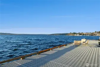 733 has an oversized private dock for you to enjoy all your summer activities and a great spot to watch the fireworks.