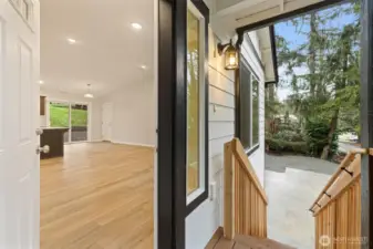 Inviting covered front porch welcomes you home!