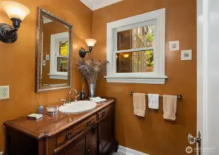 Main floor half bath