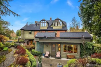 View of back of house