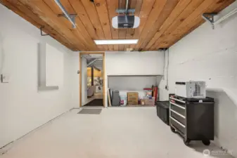Garage leading into basement
