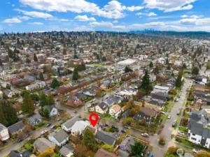 Ideally located in the Whittier neighborhood of Seattle, you're close to great parks, great schools and a wide assortment of dining and shopping options.  Also great access to Hwy 99 which gets you downtown in minutes