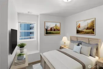 2nd bedroom *virtually staged