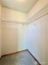 Walk-in closet in bedroom 2
