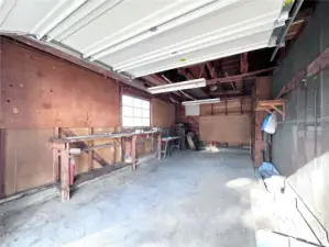 Interior of garage/shop