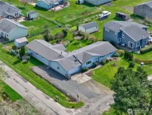 Well maintained home located by the Ilwaco Airport in Vandalia. A quiet little bedroom community outside Ilwaco. This 3-bedroom 2-bath home has an attached apartment or ADU with 2- Bedrooms and a Full Bath. Perfect for renting or communal living.