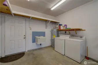 Apartment utility room