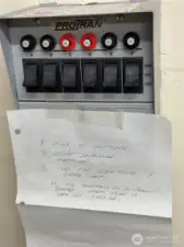 generator for bedroom 3 and part of of kitchen