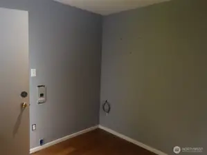 Finished room in shed