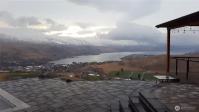 Rain only adds another dimension to the beauty from up here.