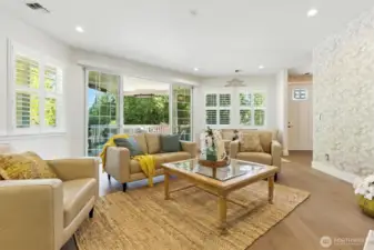 Several seating areas for all entertainment needs!