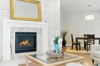 Seamless flow into the dining area.