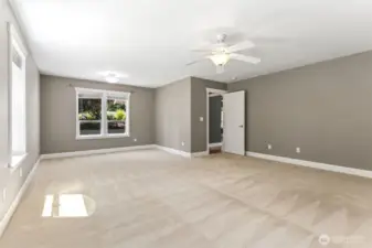 large open primary bedroom