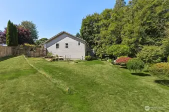 1/2 acre of quiet space