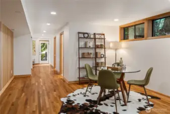 Downstairs, tons of versatile space awaits!