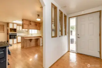 Entry from front door