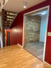 Large. open entryway.