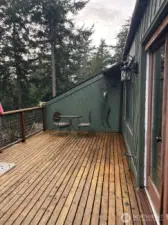 South facing deck.