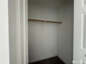 Primary closet