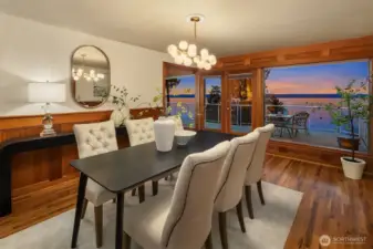 Host a lovely dinner party in your formal dining room.