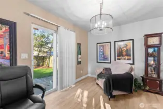 Primary bath with tub and shower