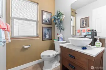 1/2 bath on main level