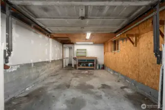 One car attached garage